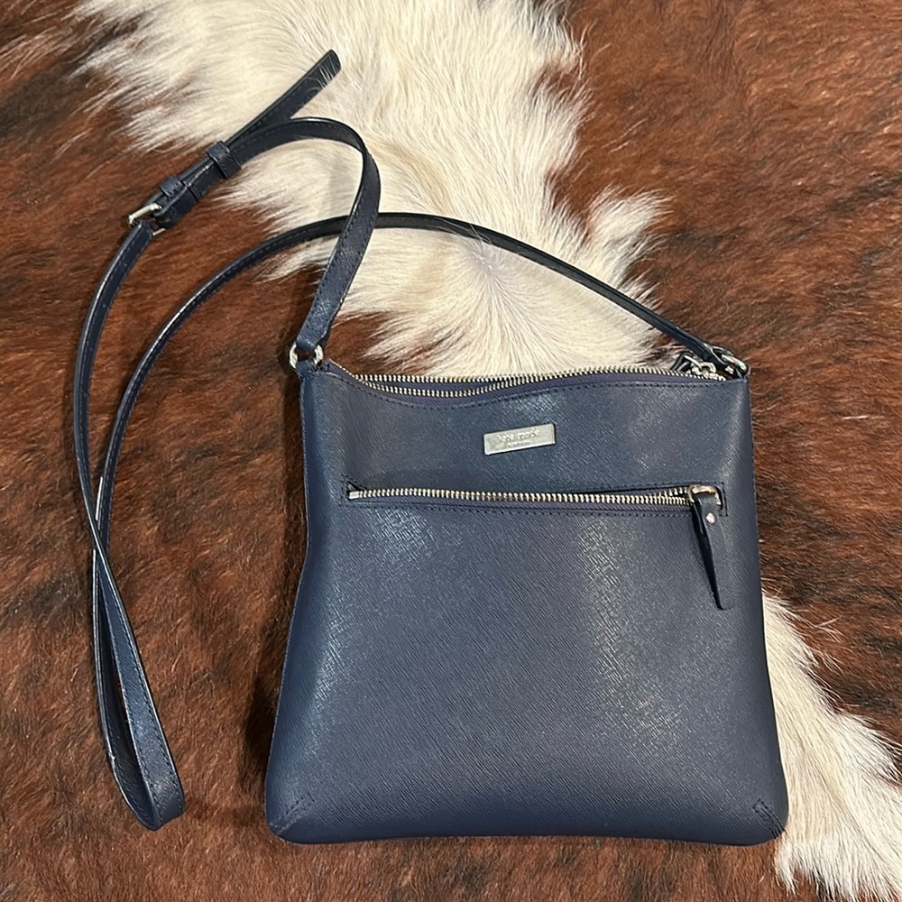 Kate Spade navy crossbody purse bag